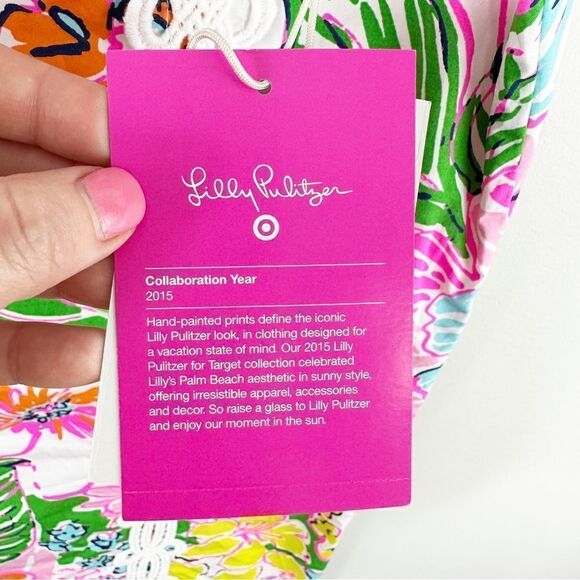 Lilly Pulitzer for target New Nosey Posey Sleeveless Shift Mini Dress Girls XL - Picture 11 of 14